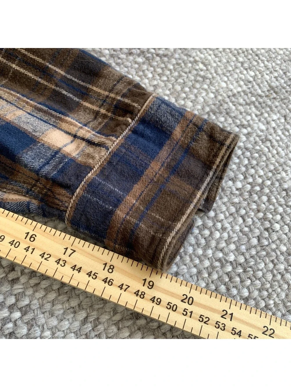 Five Brother Large Heavy Weight Long Sleeve Plaid Flannel Snap Shirt Jacket